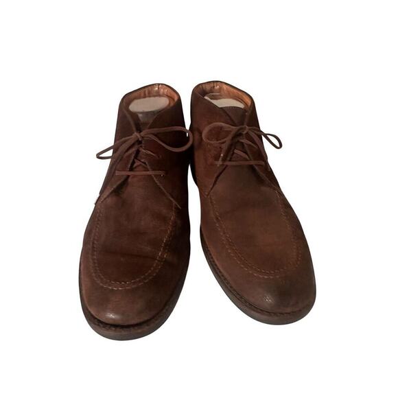 Johnston & Murphy Dark Brown Suede Ankle Boots Men Sz. 9.5M (20-0839) Lace-Up - Picture 2 of 14